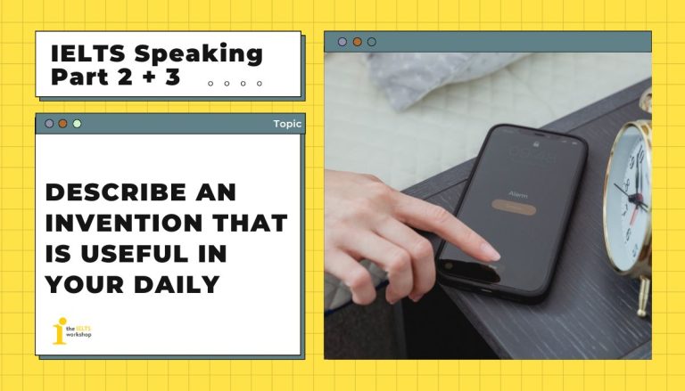 Describe an invention that is useful in your daily