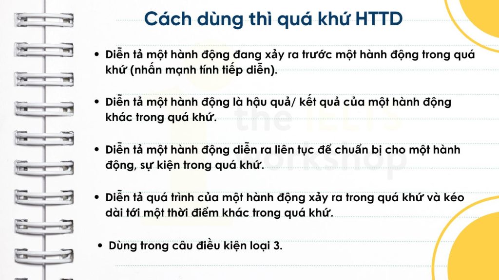 Cách dùng thì quá khứ hoàn thành tiếp diễn