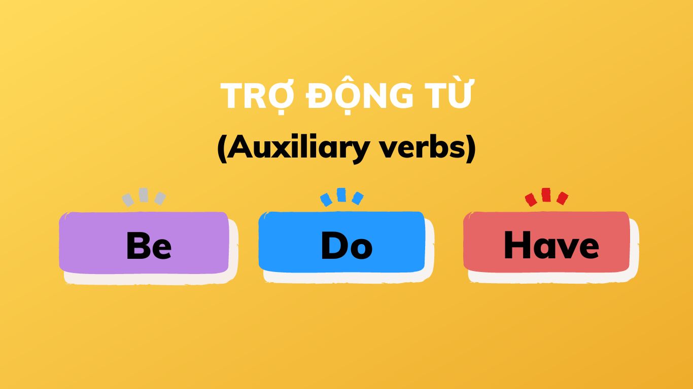Trợ động từ (Auxiliary verbs): Be, do, have
