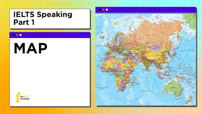 map ielts speaking part 1