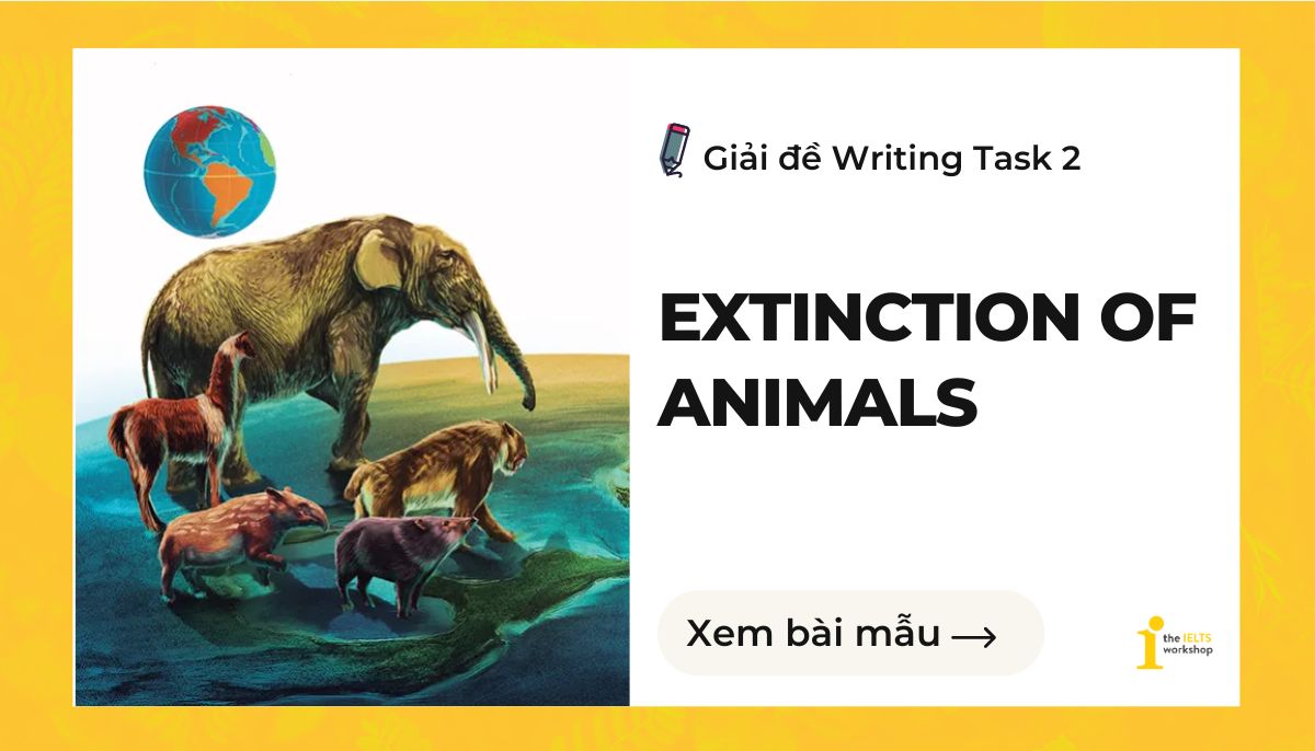 Extinction of Animals IELTS Writing Task 2