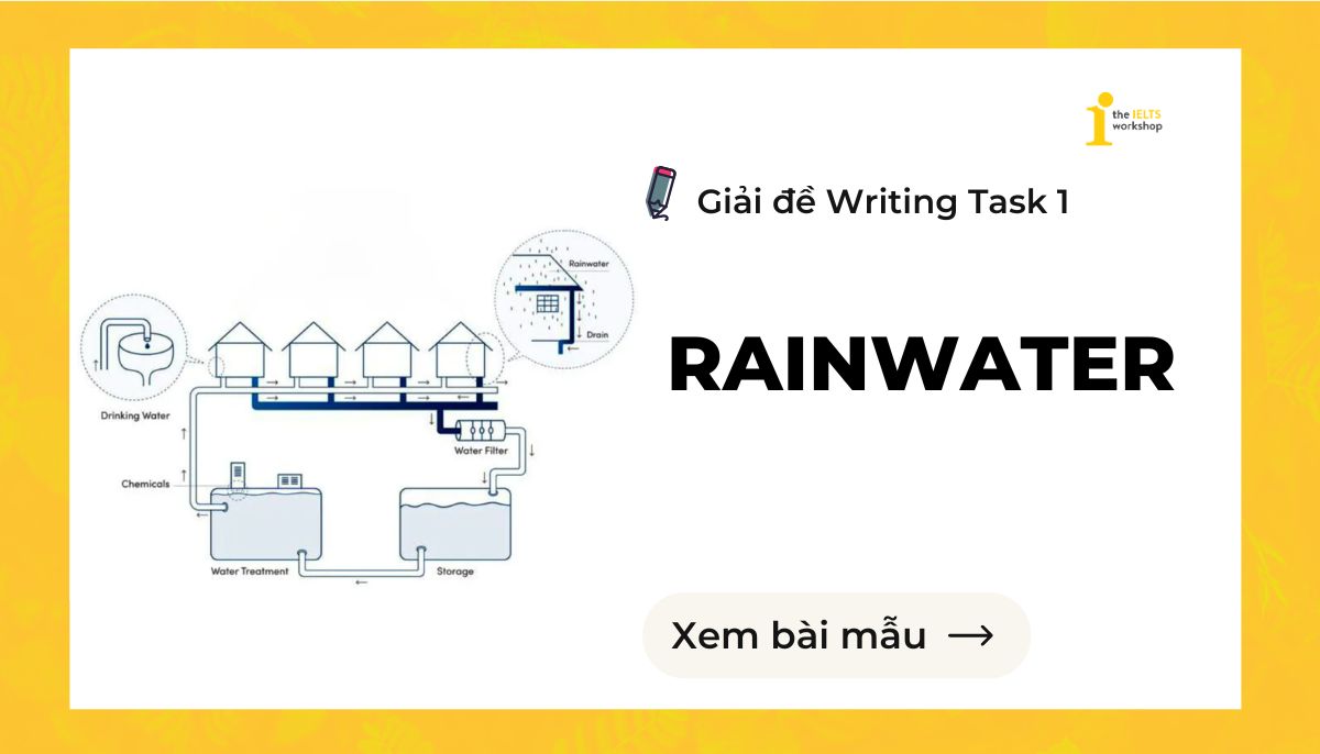 Rainwater IELTS Writing Task 1 theme