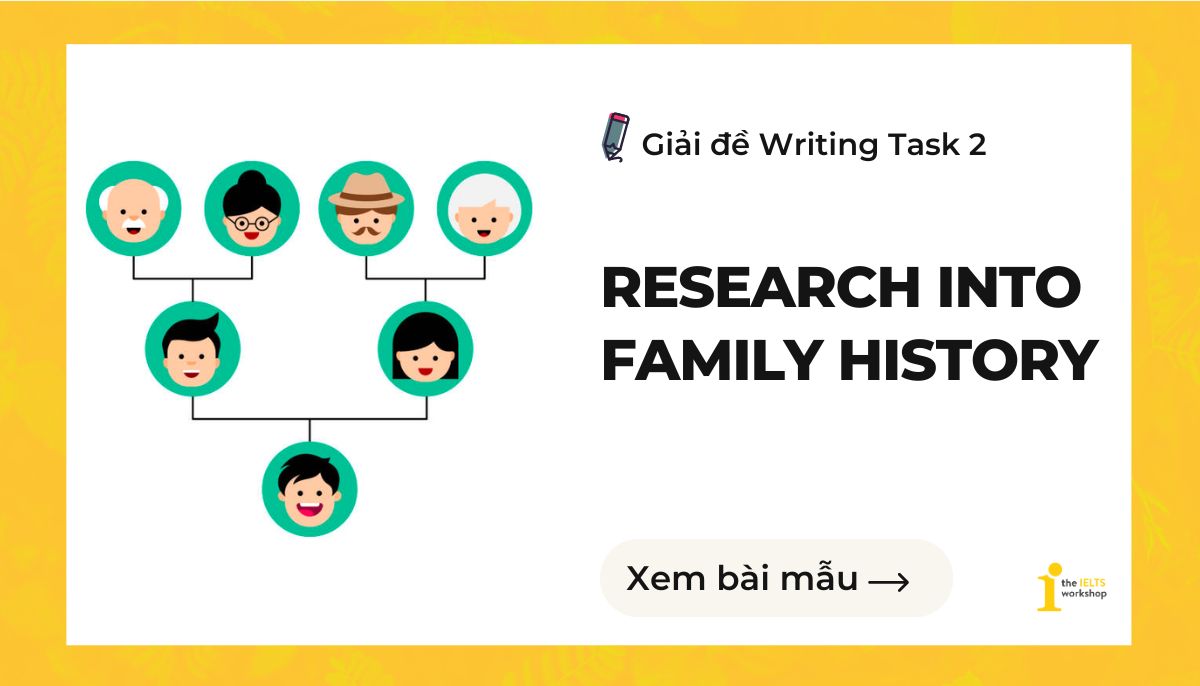 Research Into Family History ielts writing task 2