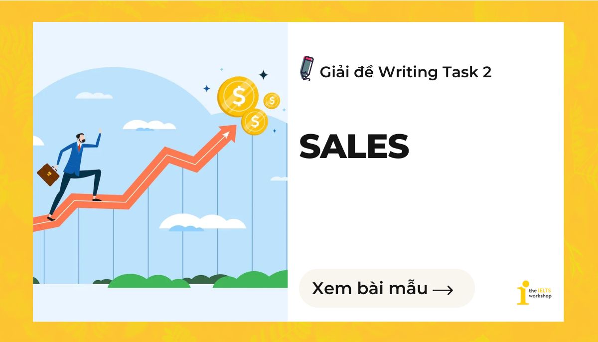 Sales IELTS Writing Task 2