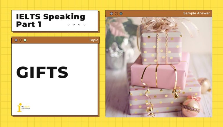 gifts ielts speaking part 1