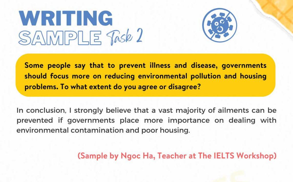 prevent illness and disease ielts writing task 2 sample