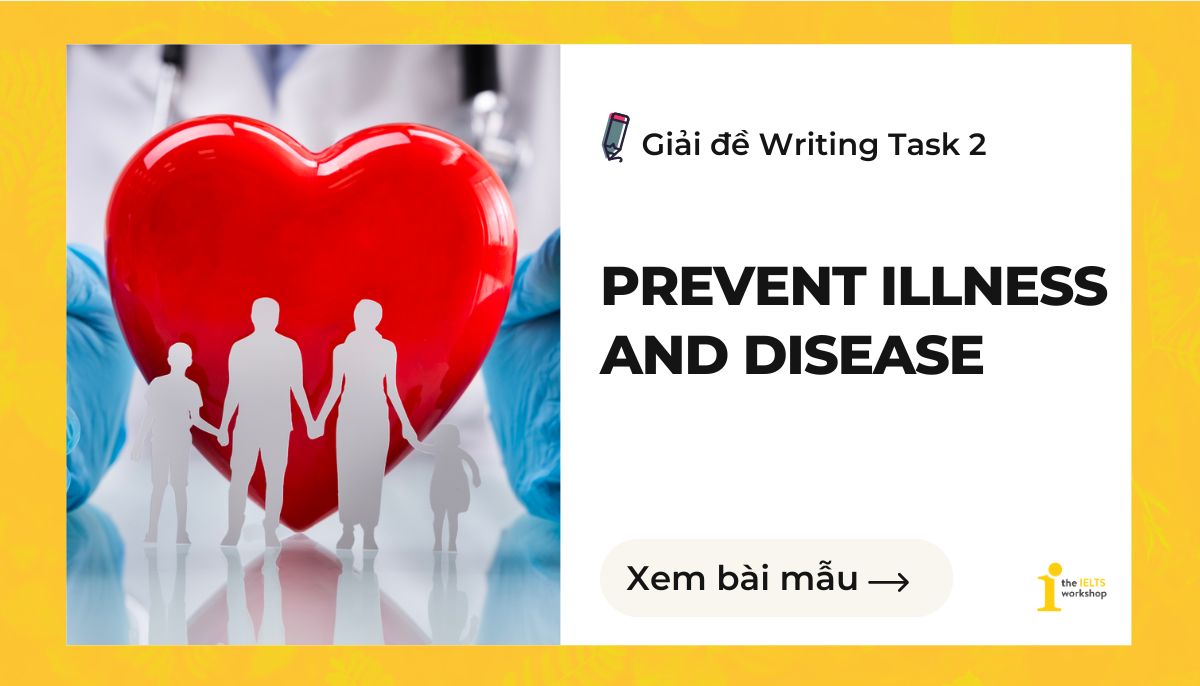 prevent illness and disease ielts writing task 2