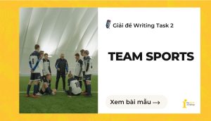 Giải đề IELTS Writing Task 2: Team Sports