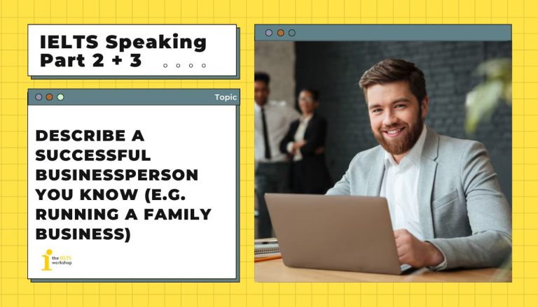 Describe a successful businessperson you know theme