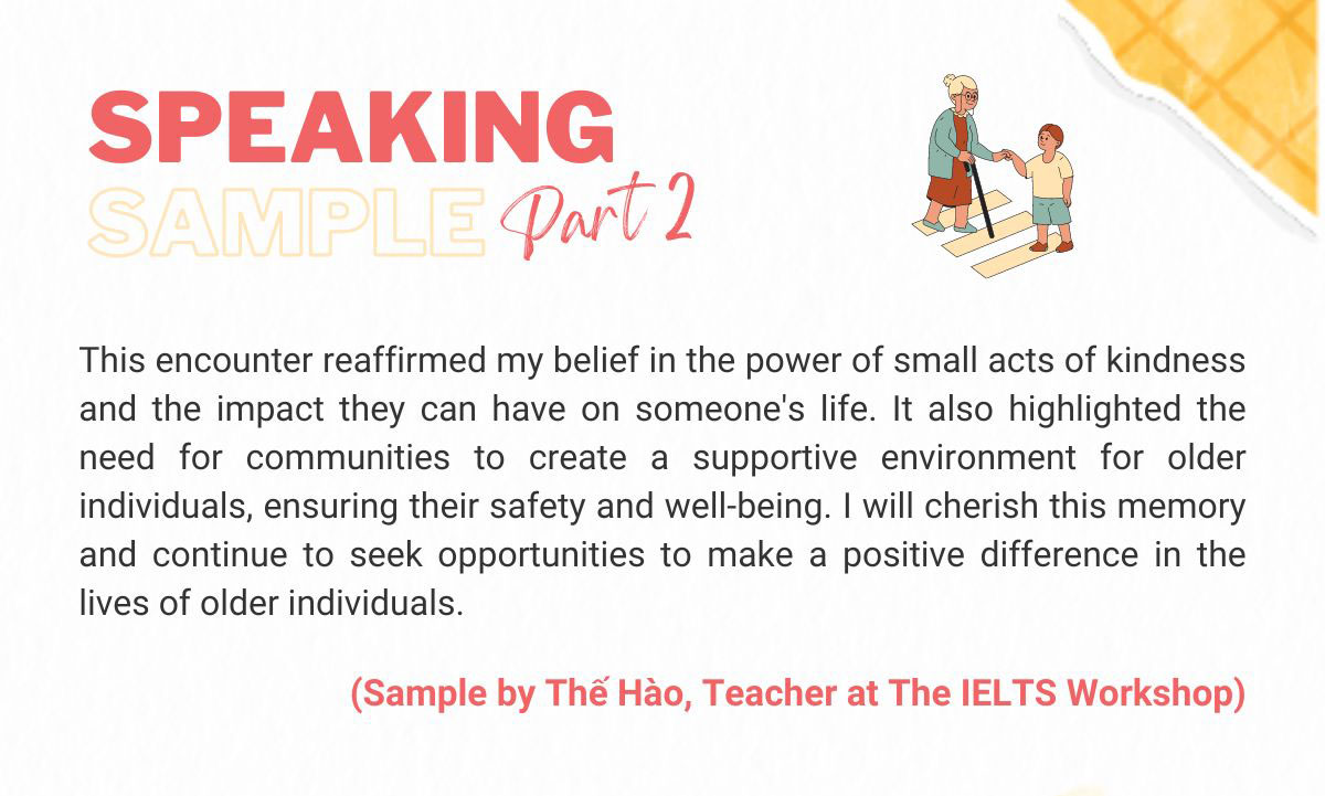 Describe a time when you helped someone - IELTS Speaking Part 2 + 3