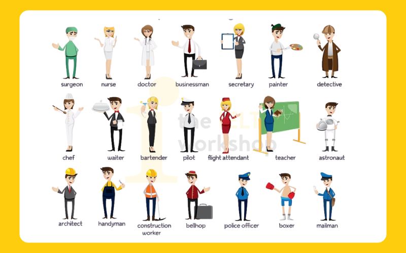 từ vựng chủ đề nghề nghiệp tiếng Anh (jobs vocabulary)