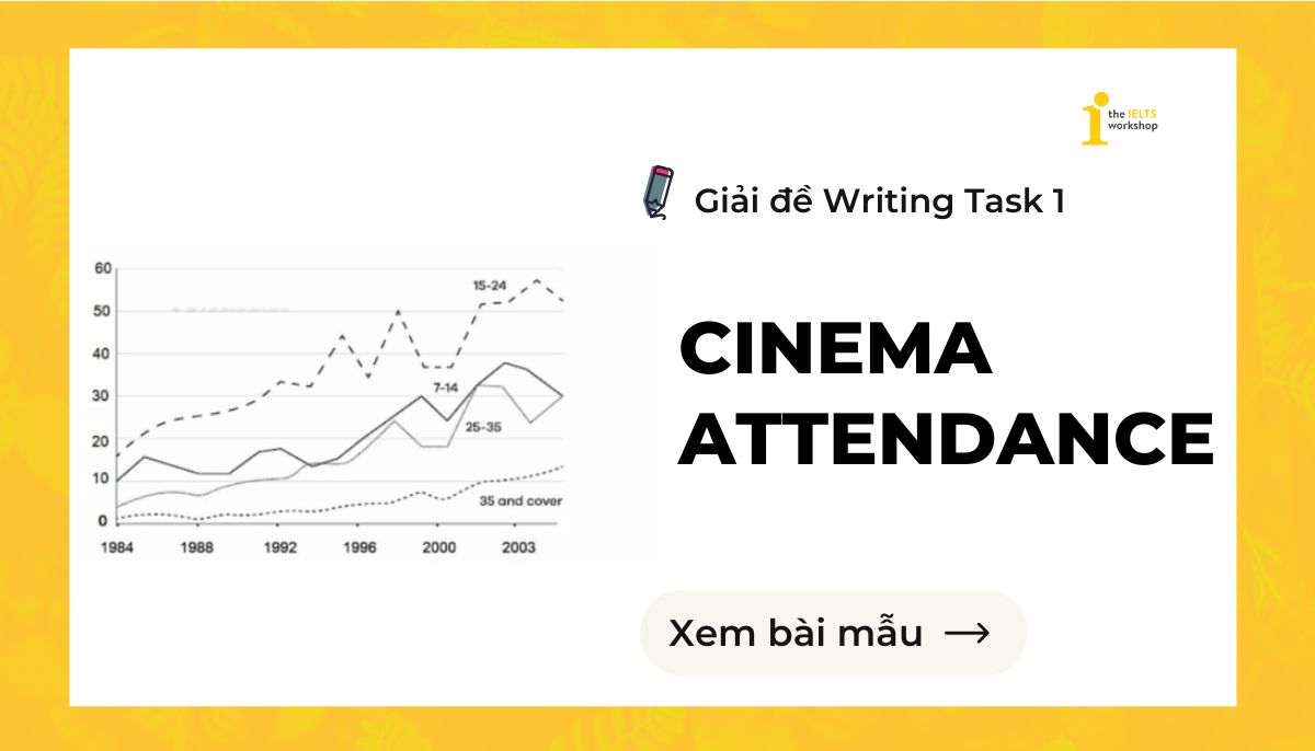 Cinema Attendance IELTS Writing Task 1