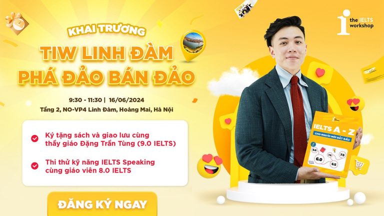 Tưng bừng khai trương cơ sở The IELTS Workshop Linh Đàm