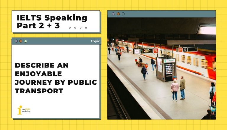 Describe an enjoyable journey by public transport