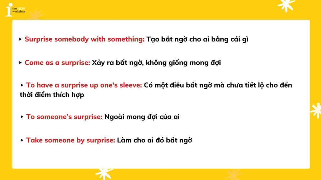 Một vài cấu trúc của Surprise 