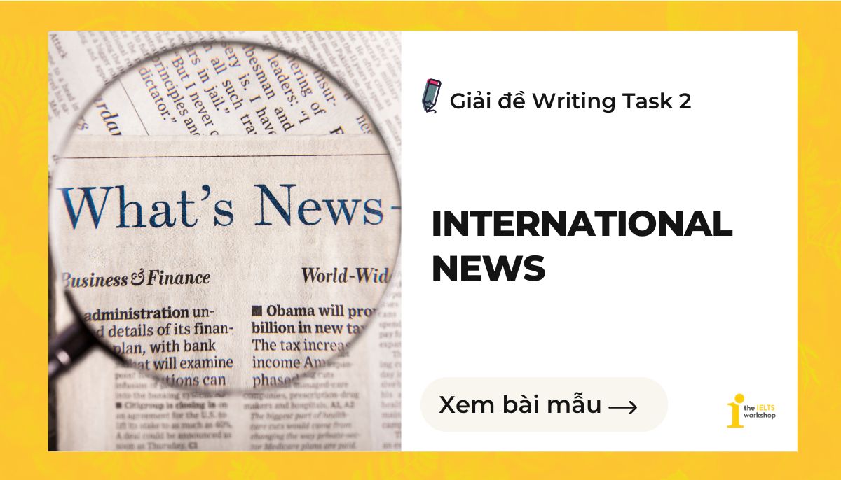 International News IELTS Writing Task 2