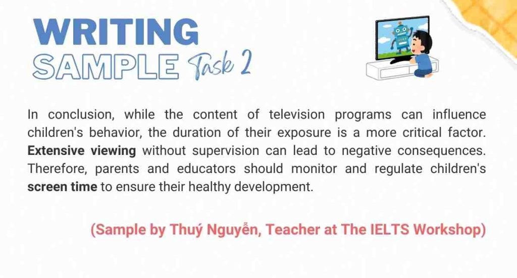 Television IELTS Writing Task 2 sample 2