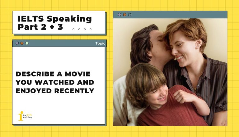 Describe a movie you watched and enjoyed recently theme