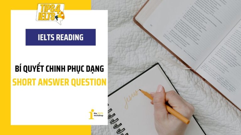 short answer questions ielts reading