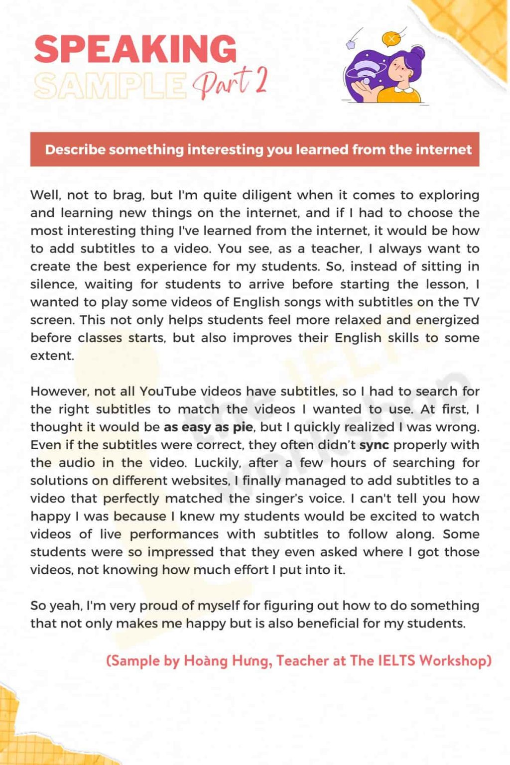 Something Interested Describe something interesting you learned from the internet