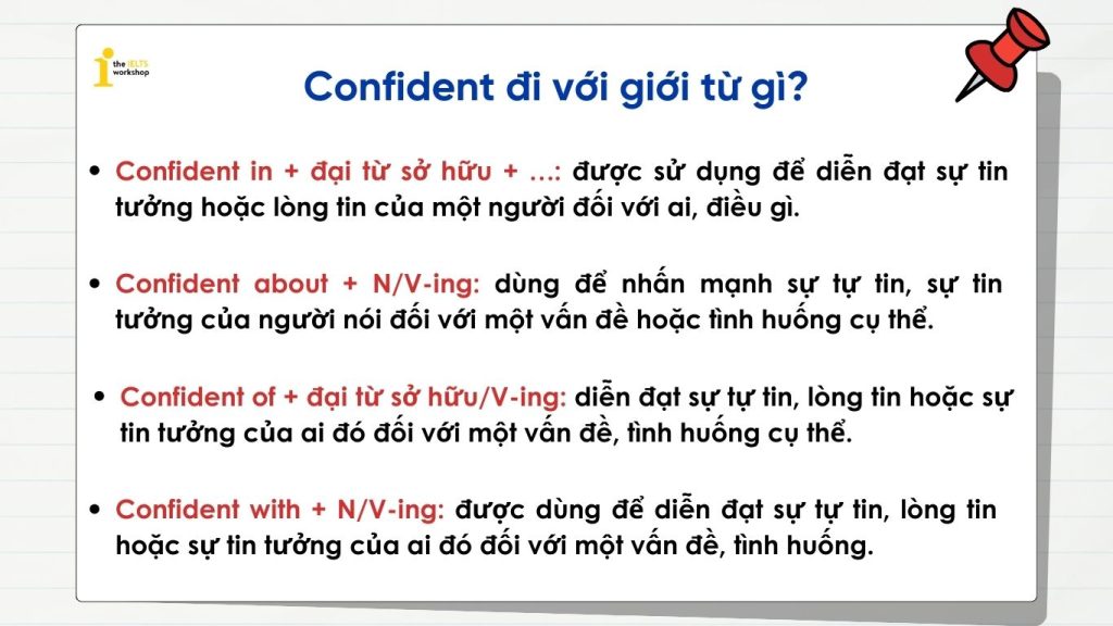 Confident đi với giới từ gì?