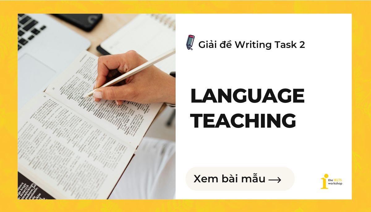 Language teaching IELTS Writing Task 2