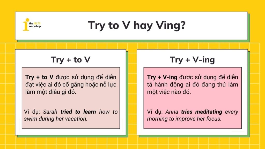 Try to V hay Ving?