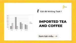 Giải đề IELTS Writing Task 1: Imported tea and coffee