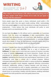 Topic: Work Life Balance IELTS Writing Task 2 | Bài mẫu + Từ vựng