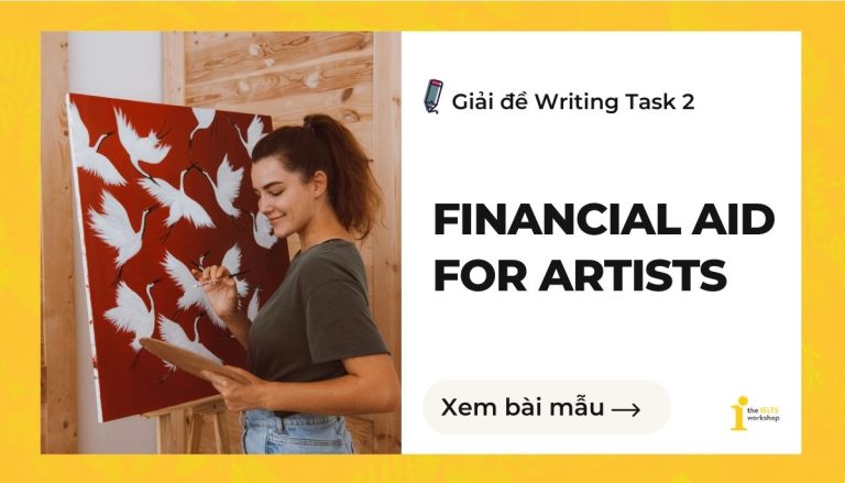 Financial aid for artists IELTS Writing Task 2