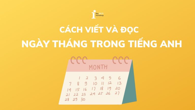 cách viết và đọc ngày tháng trong tiếng Anh