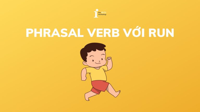 phrasal verb với run