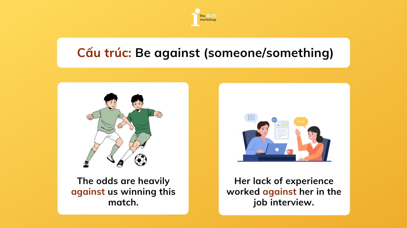 Against là gì? Cách dùng cấu trúc Against và bài tập vận dụng