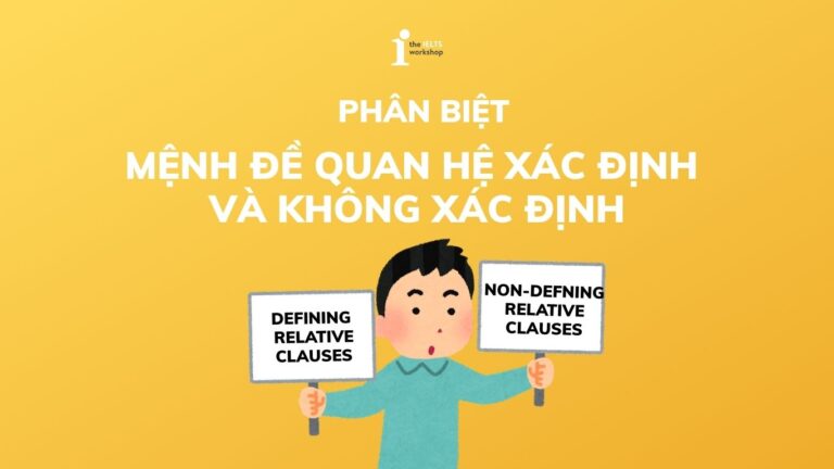 Mệnh đề quan hệ xác định và không xác định