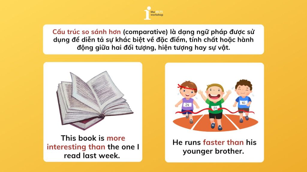 Cấu trúc so sánh hơn, comparative là gì?