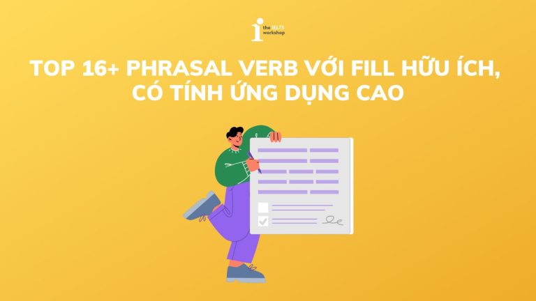 Phrasal verb với fill