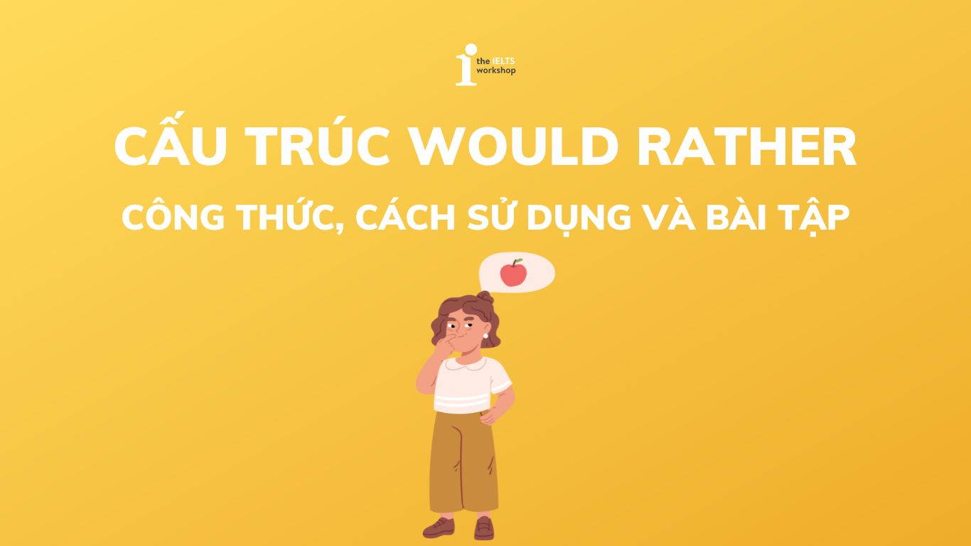 Cấu trúc Would rather