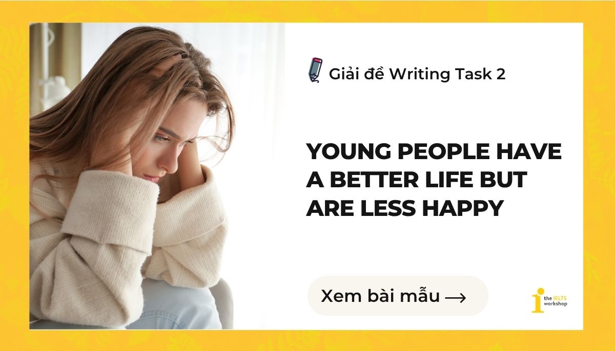 Young people have a better life but are less happy