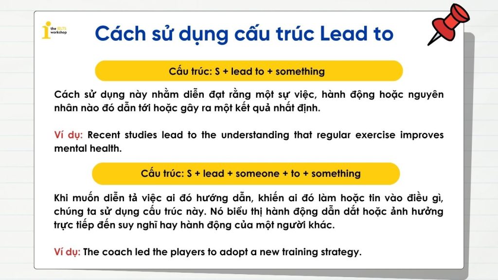Lead to là gì? cấu trúc lead to