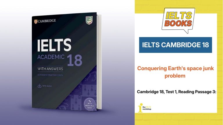 Giải chi tiết IELTS Cambridge 18, Test 1, Reading Passage 3: Conquering Earth's space junk problem