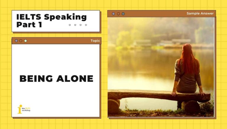 Being alone