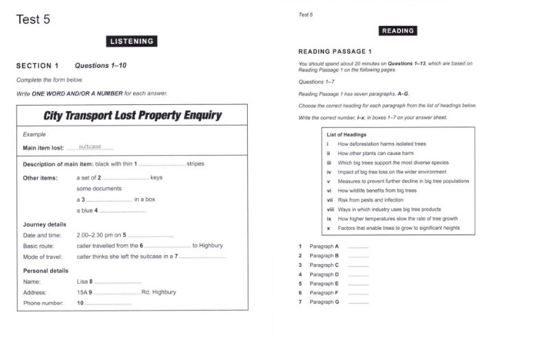 The Official Cambridge Guide to IELTS practice tests