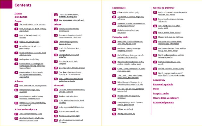 Vocabulary In Use Elementary