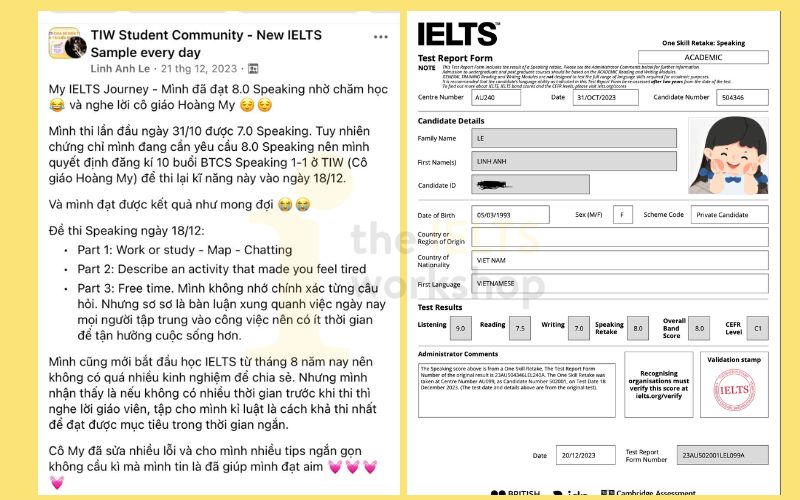 học ielts 1 1