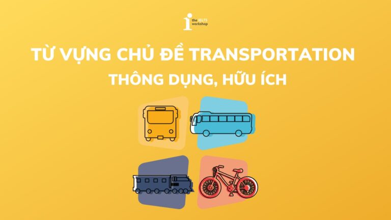 từ vựng chủ đề Transportation