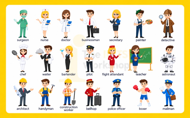 từ vựng chủ đề nghề nghiệp jobs vocabulary