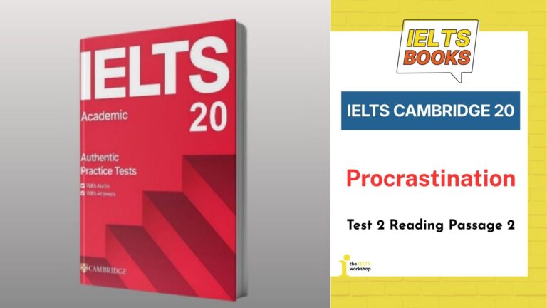 Giải chi tiết Cambridge 20 Test 2 Reading Passage 2: Procrastination