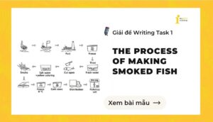 Giải đề IELTS Writing Task 1: The process of making smoked fish