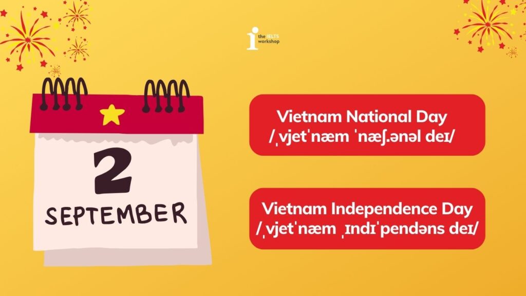 ngày quốc khánh tiếng anh là gì