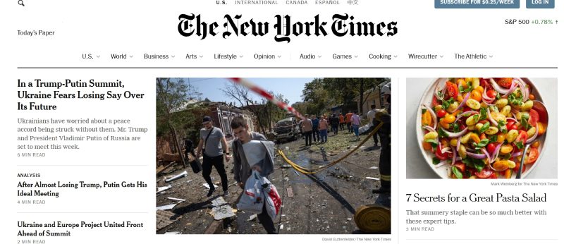 nguồn đọc IELTS Reading The New York Time